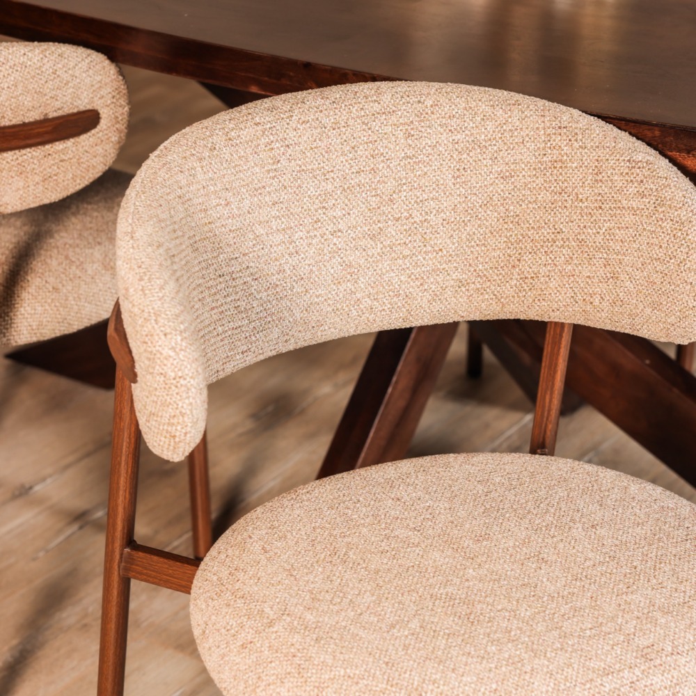 Eetkamerstoel Elin beige - Afbeelding 8