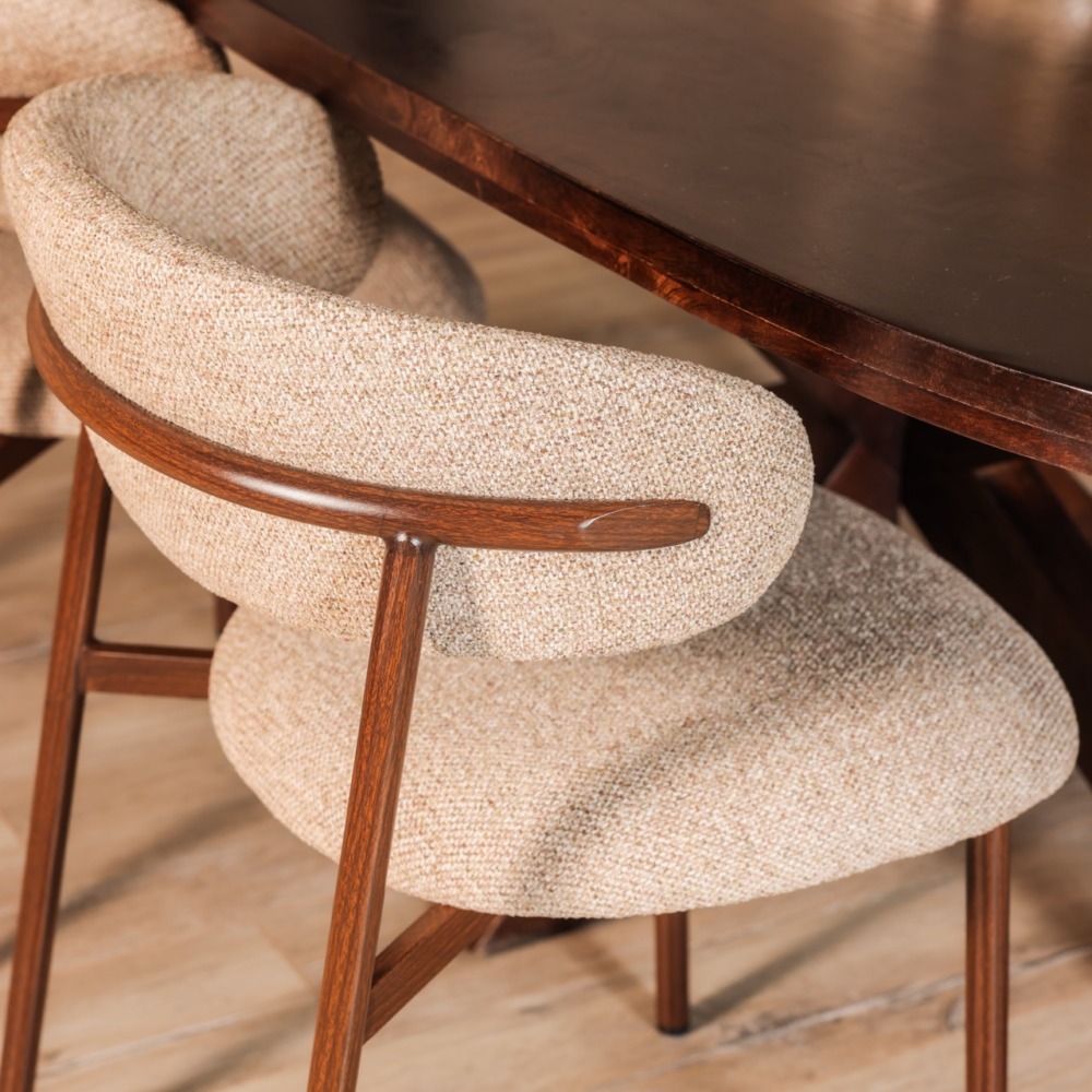 Eetkamerstoel Elin beige - Afbeelding 7