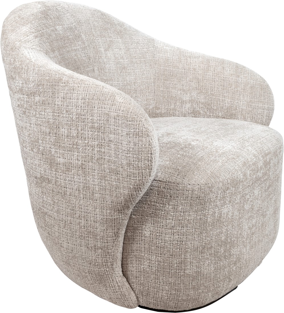 Draaifauteuil Jimi 360 Cremona 04 taupe - Afbeelding 4