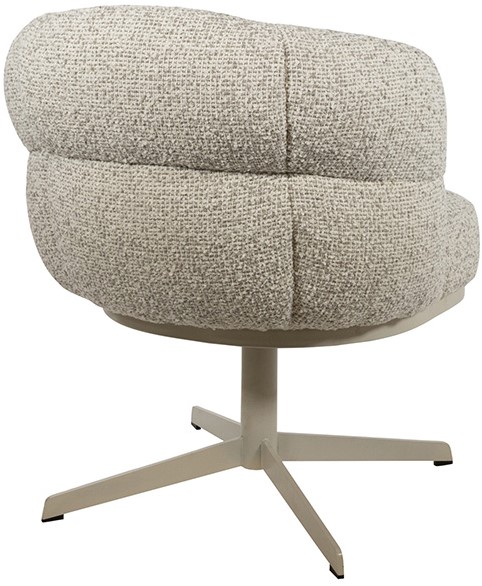 Eetkamerstoel JLo draaipoot 360 Cuzco Fog 3 beige - Afbeelding 3
