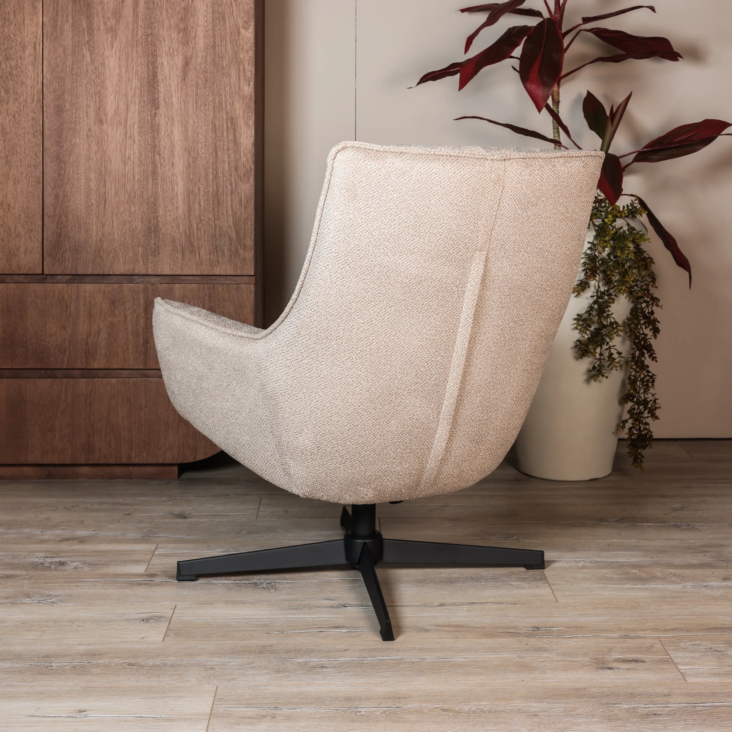Fauteuil Oscar geweven stof - Afbeelding 2