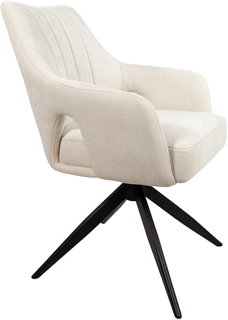Eetkamerstoel Marley 360AR Storm Ecru 02 set van 2 - Afbeelding 4