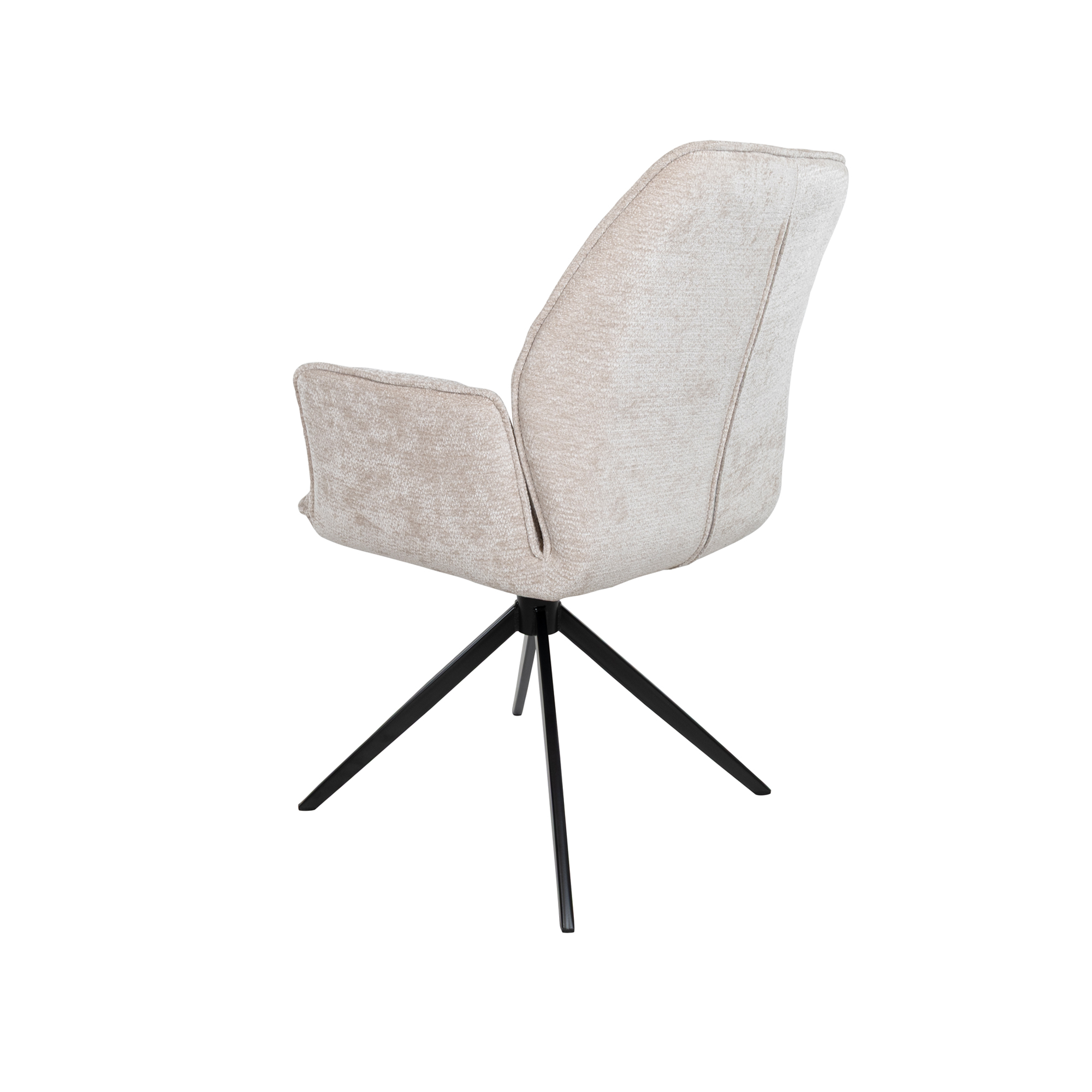 Eetkamerstoel Riva draaipoot 360ARS Vibe 08 beige set van 2 - Afbeelding 2