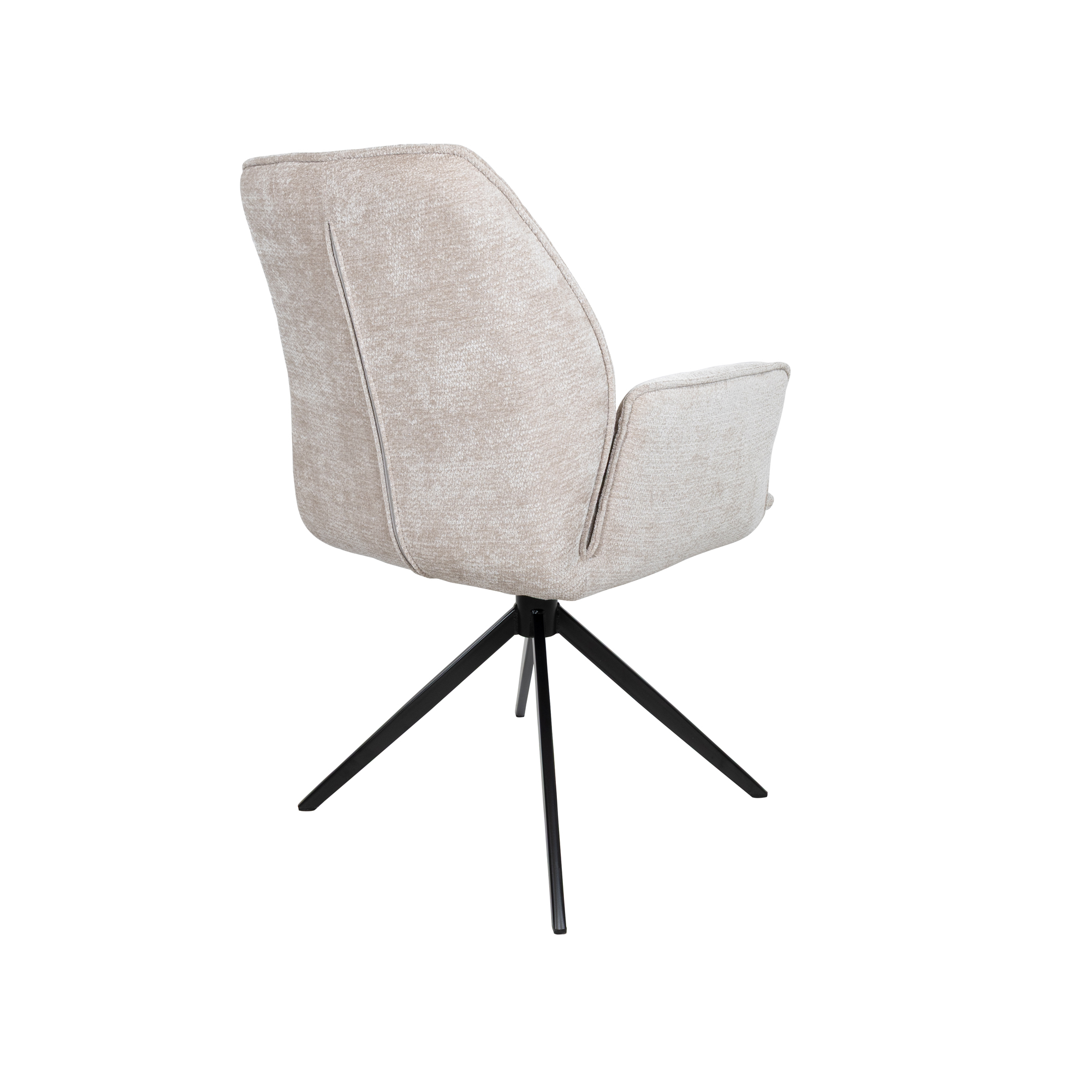 Eetkamerstoel Riva draaipoot 360ARS Vibe 08 beige set van 2 - Afbeelding 3