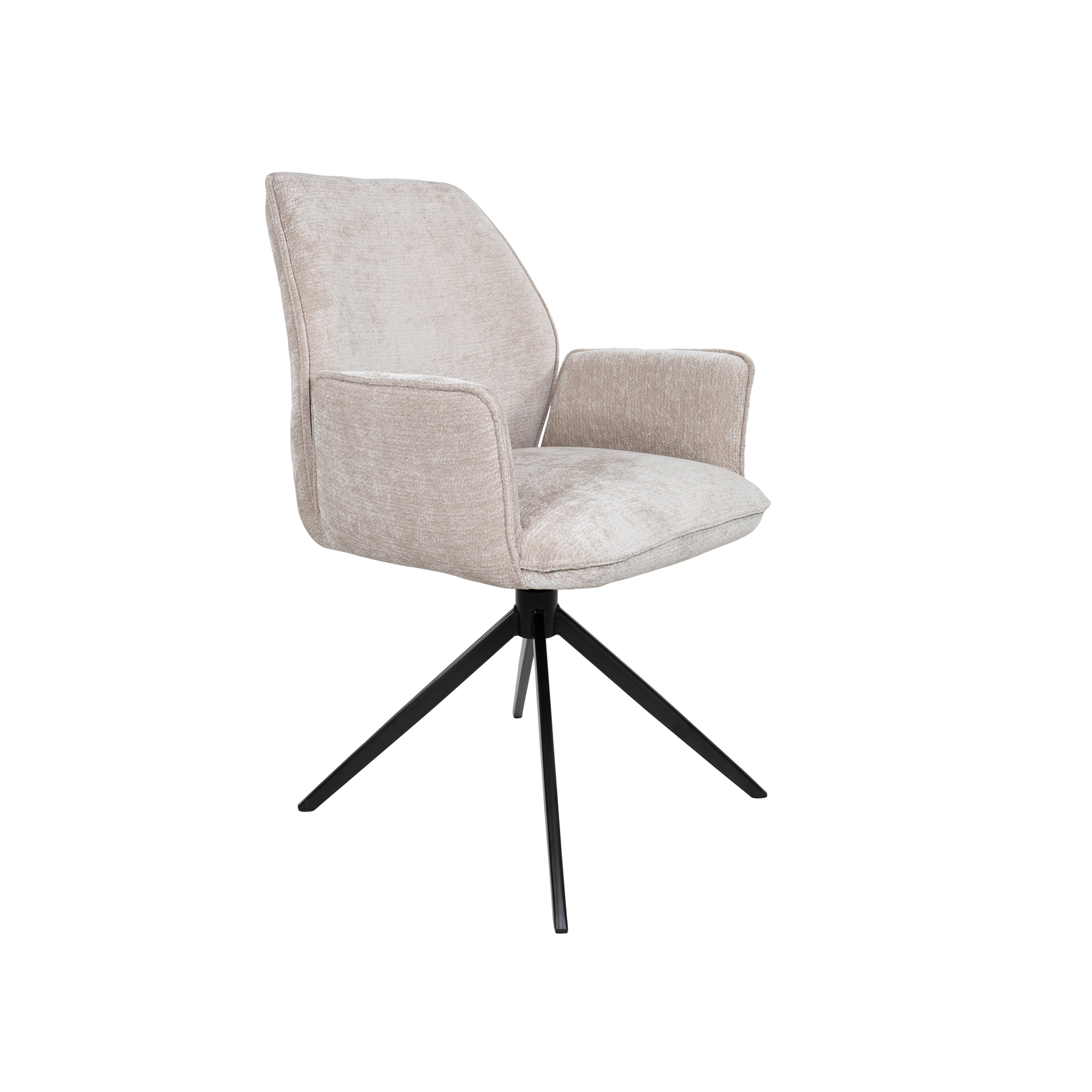 Eetkamerstoel Riva draaipoot 360ARS Vibe 08 beige set van 2 - Afbeelding 4