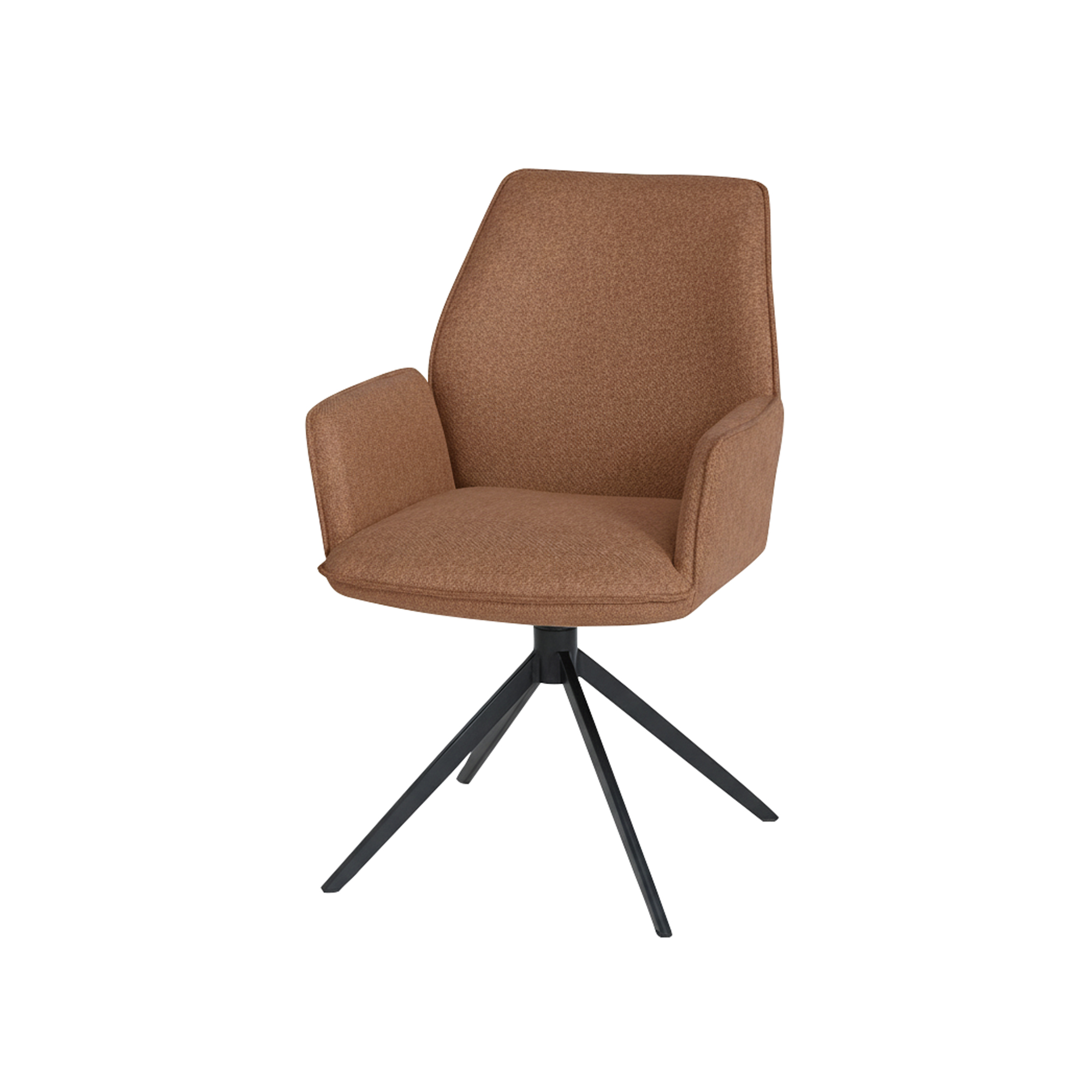 Eetkamerstoel Riva draaipoot 360ARS Vibe Salmon 52 set van 2