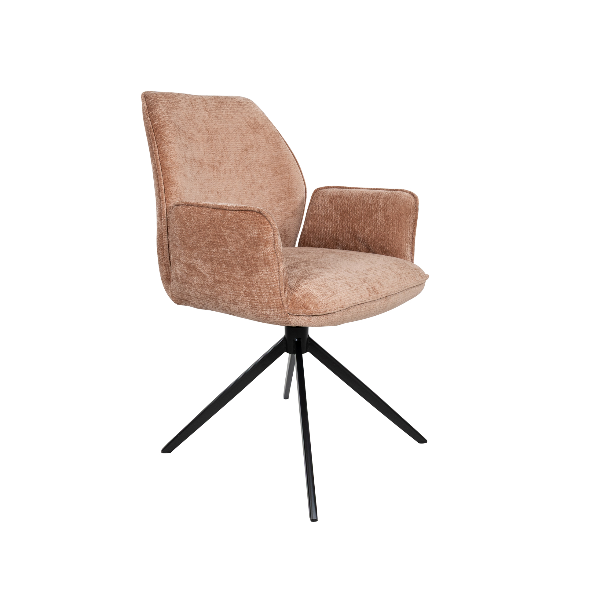 Eetkamerstoel Riva draaipoot 360ARS Vibe Salmon 52 set van 2 - Afbeelding 4