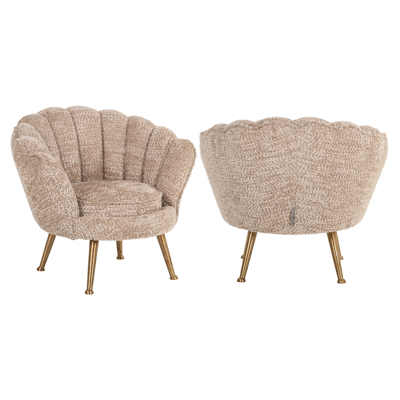 Loungestoel Charly lovely kids beige
