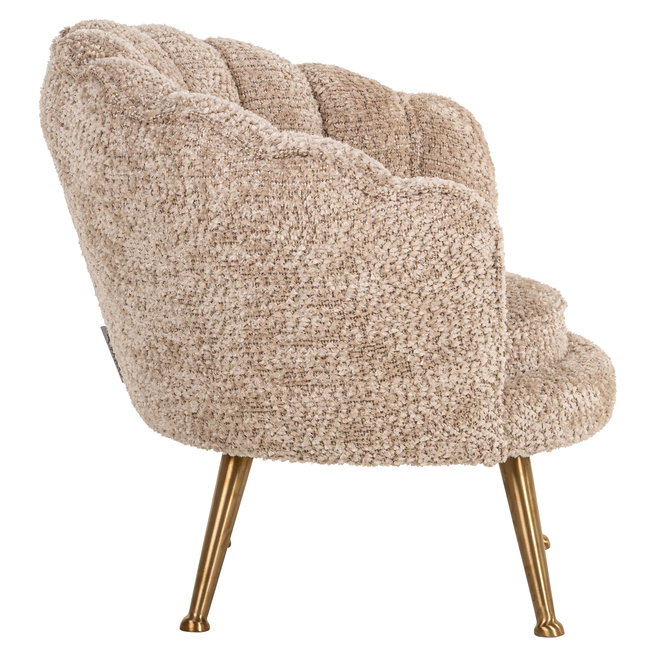 Loungestoel Charly lovely kids beige - Afbeelding 3