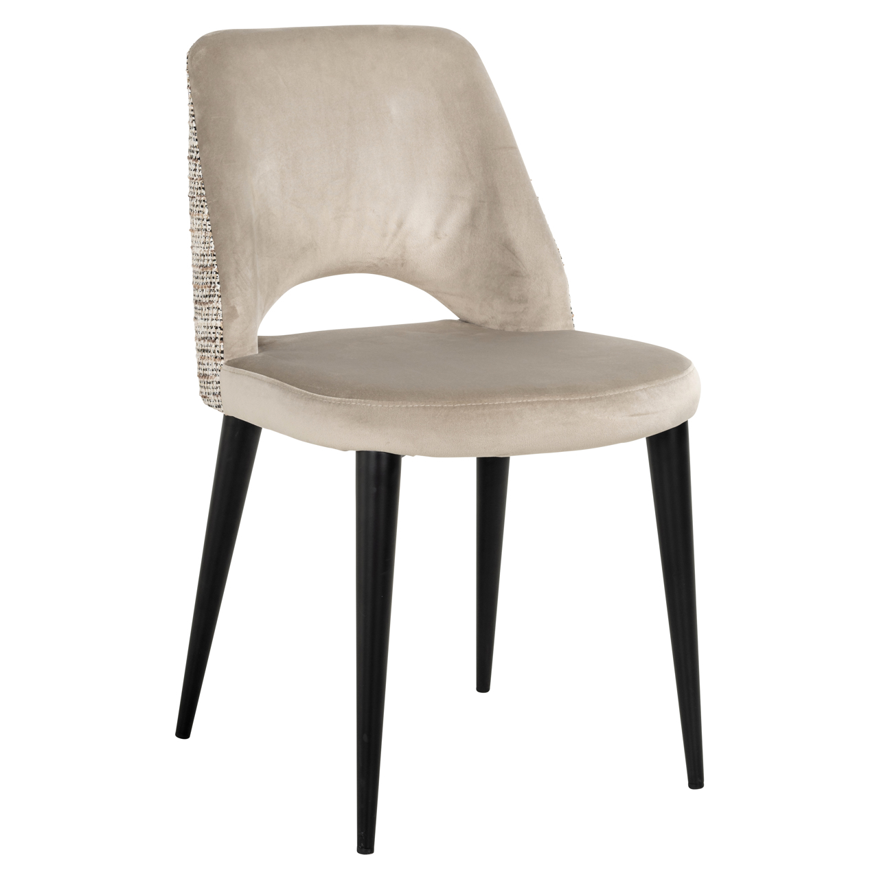 Eetkamerstoel Tabitha trendy brandvertragend naturel set van 2 - Afbeelding 3