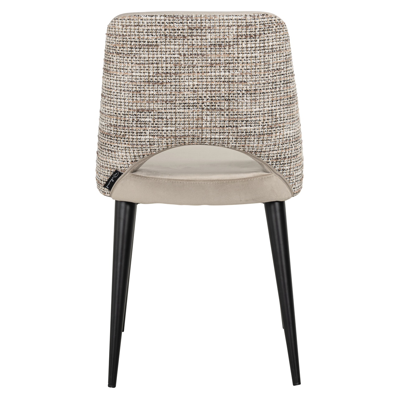 Eetkamerstoel Tabitha trendy brandvertragend naturel set van 2 - Afbeelding 5