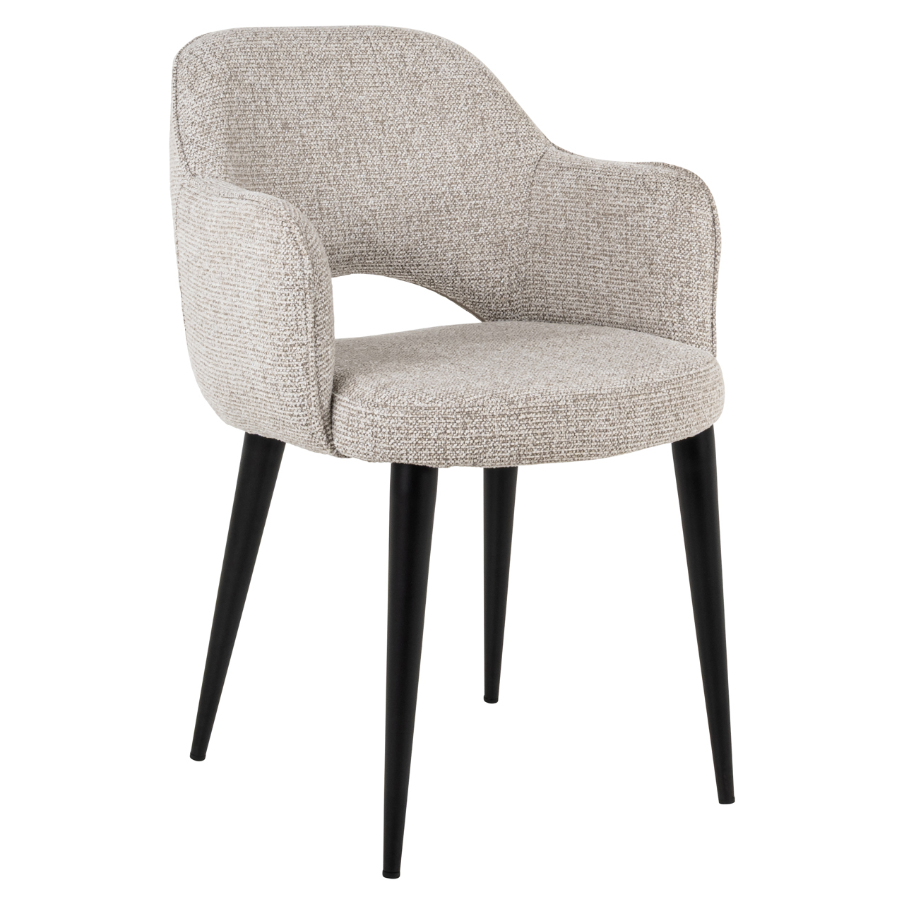 Eetkamerstoel Giovanna fancy brandvertragend naturel - Afbeelding 2