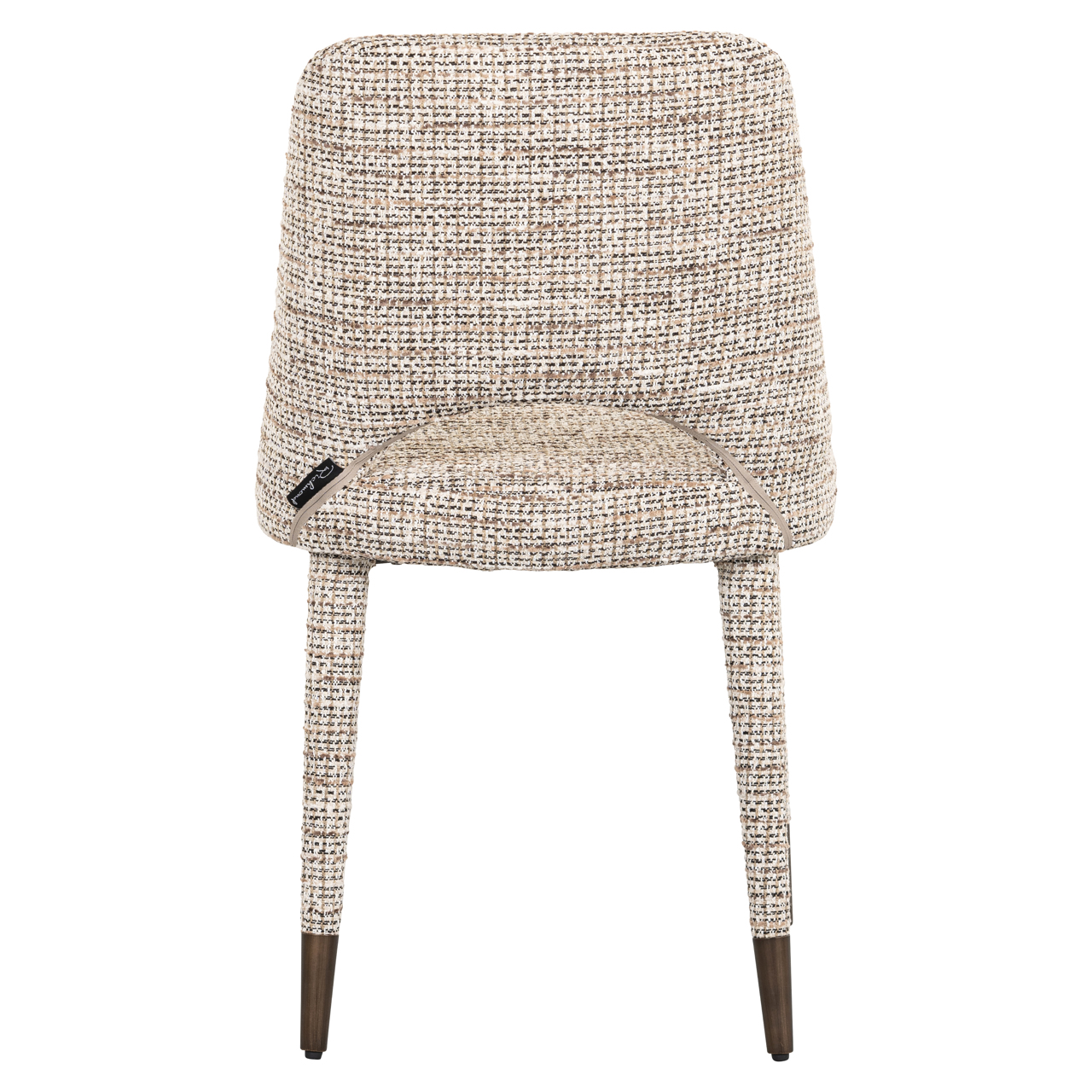 Eetkamerstoel Cecilia trendy naturel set van 2 - Afbeelding 5