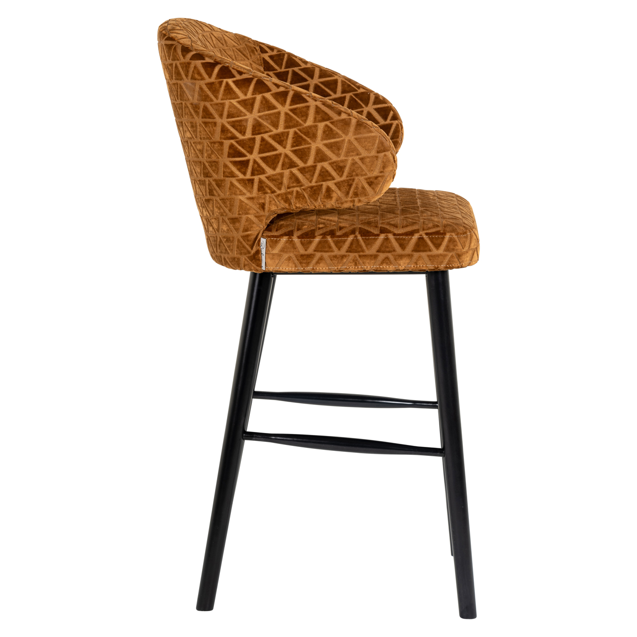 Barstoel Indigo old gold triangle - Afbeelding 4