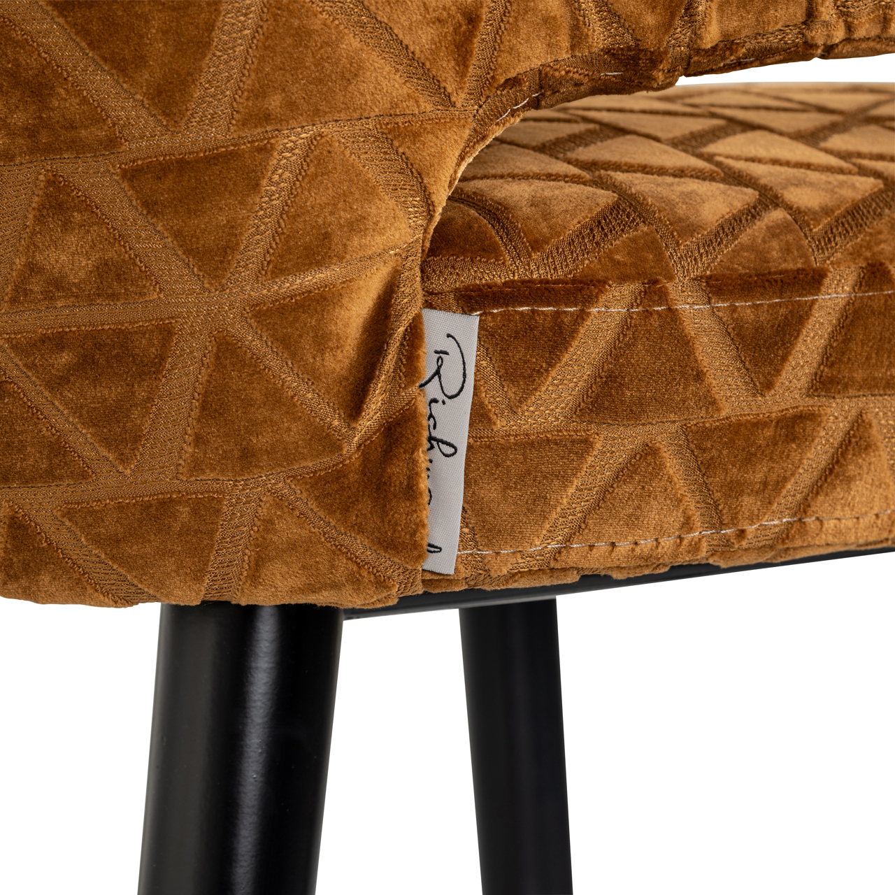 Barstoel Indigo old gold triangle - Afbeelding 6