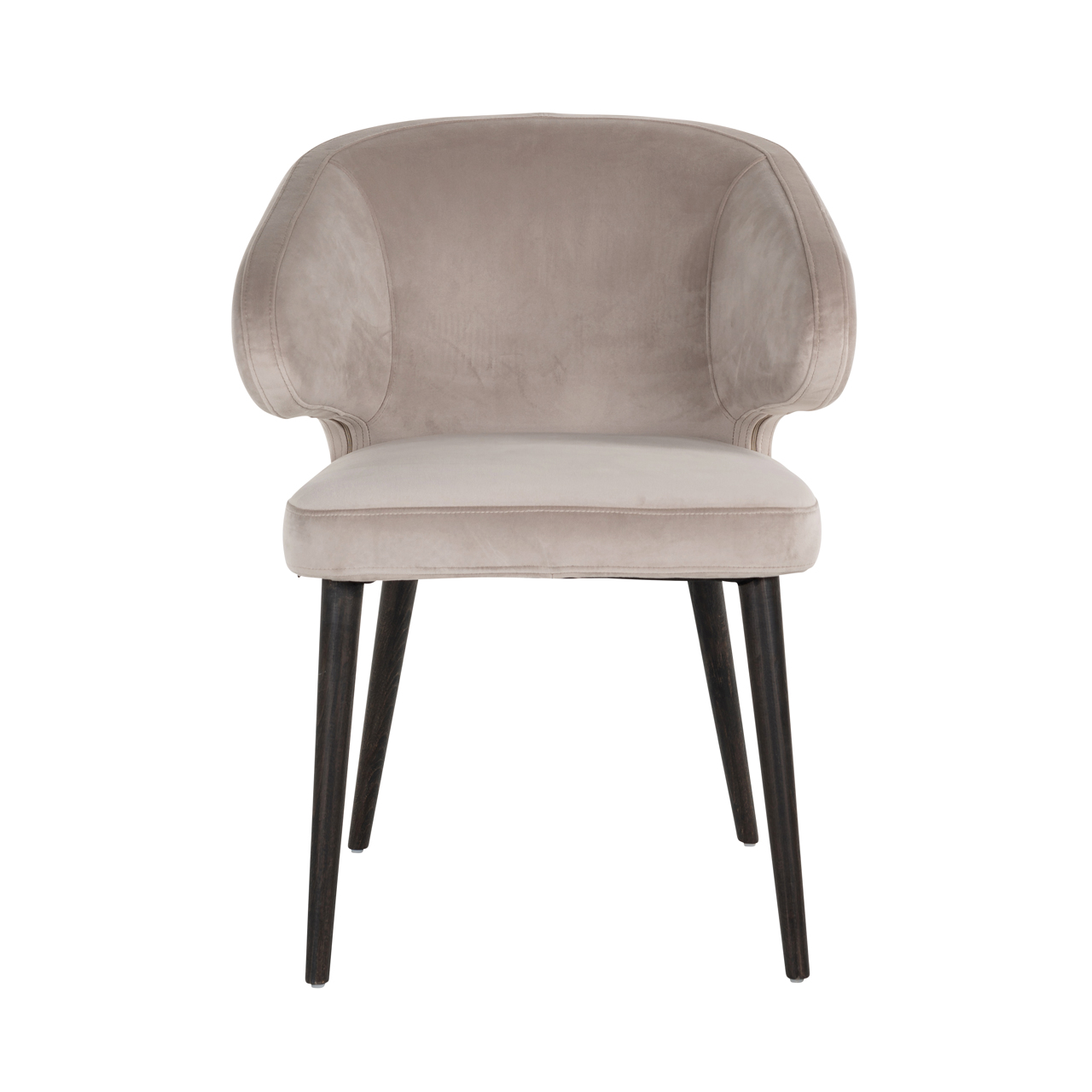 Eetkamerstoel indigo khaki velours - Afbeelding 5