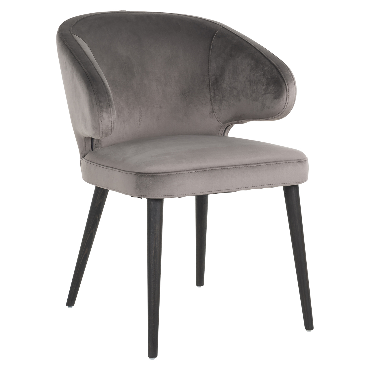 Eetkamerstoel Indigo stone velvet - Afbeelding 2