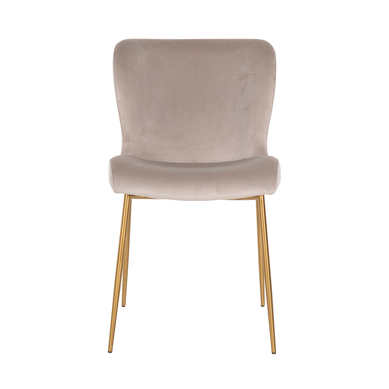Eetkamerstoel Odessa khaki velvet fire retardant (Set of 2) - Afbeelding 6