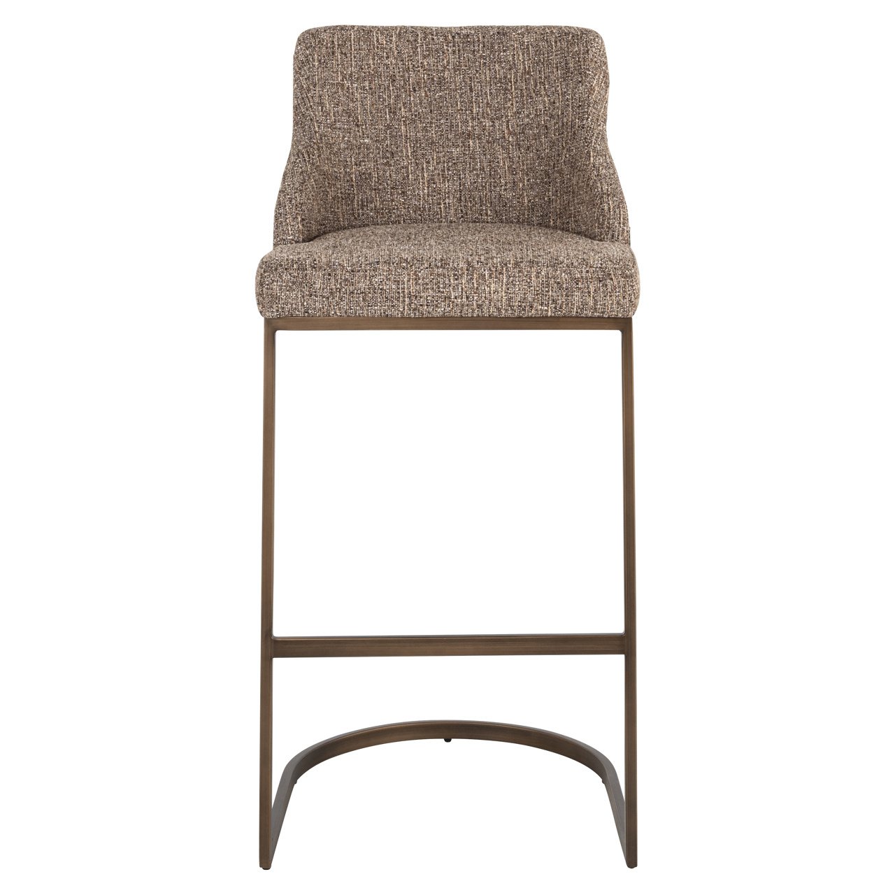 Barstoel Bolton bruin tweed set van 2 - Afbeelding 3