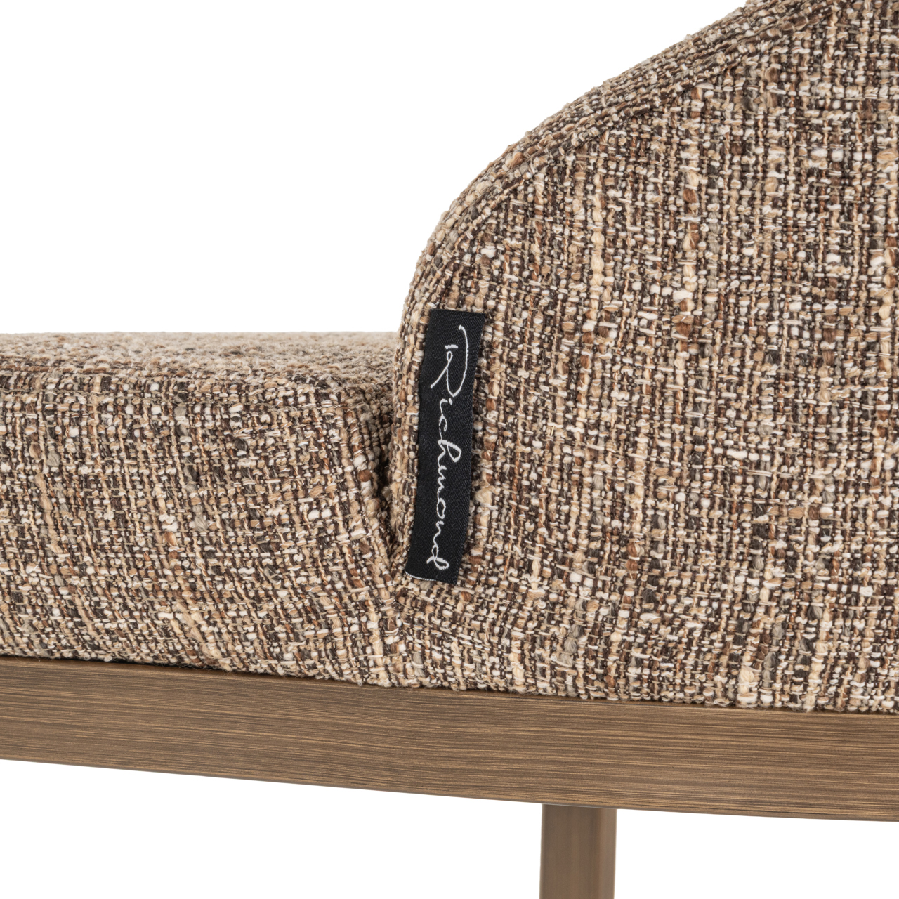Barstoel Bolton bruin tweed set van 2 - Afbeelding 6