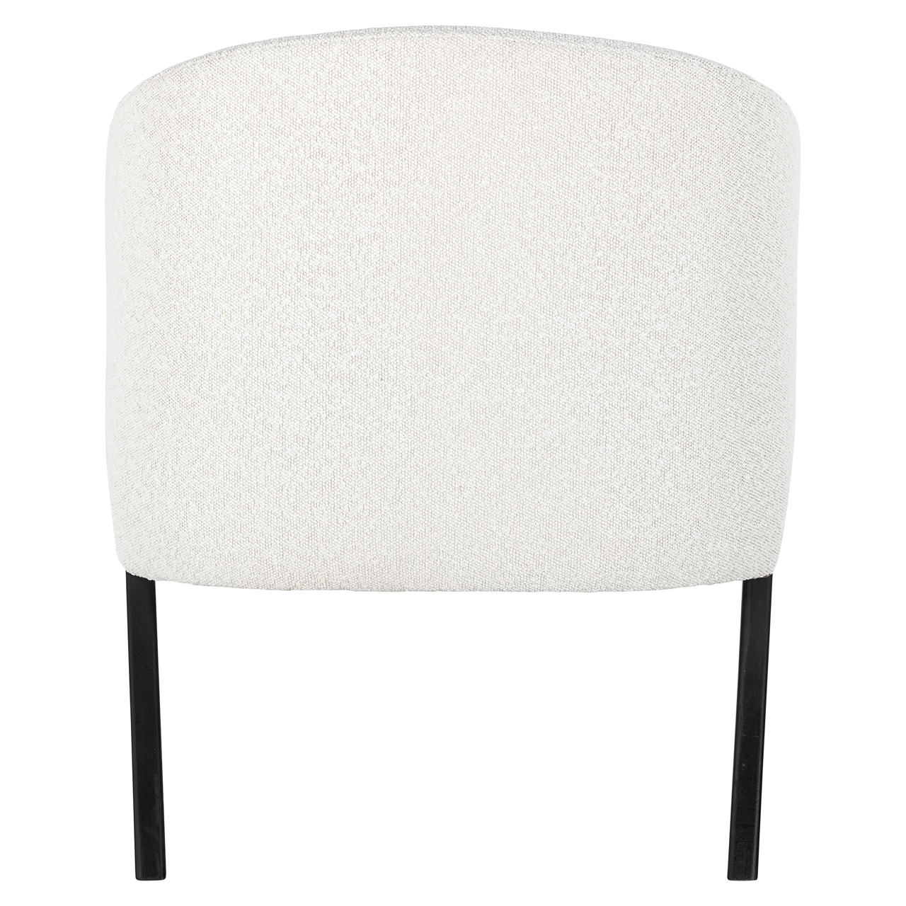 Lounge stoel Mia white bouclé - Afbeelding 5
