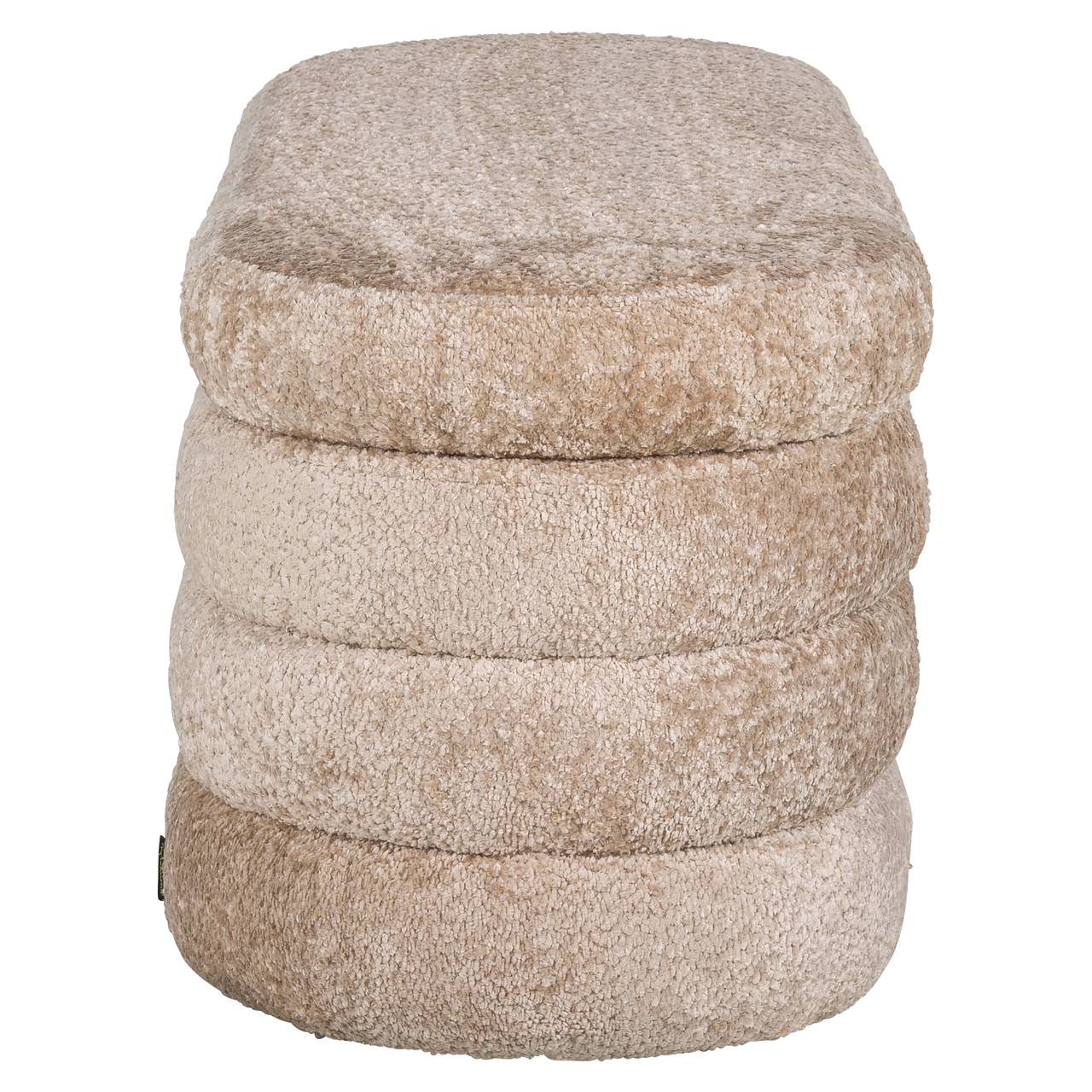Voetenbank Poef Camille sheep naturel - Afbeelding 2