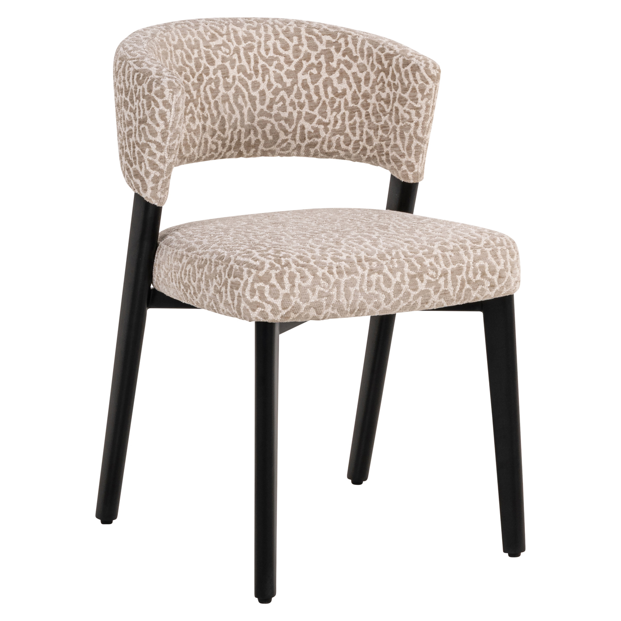 Eetkamerstoel Zeno leopard beige - Afbeelding 2