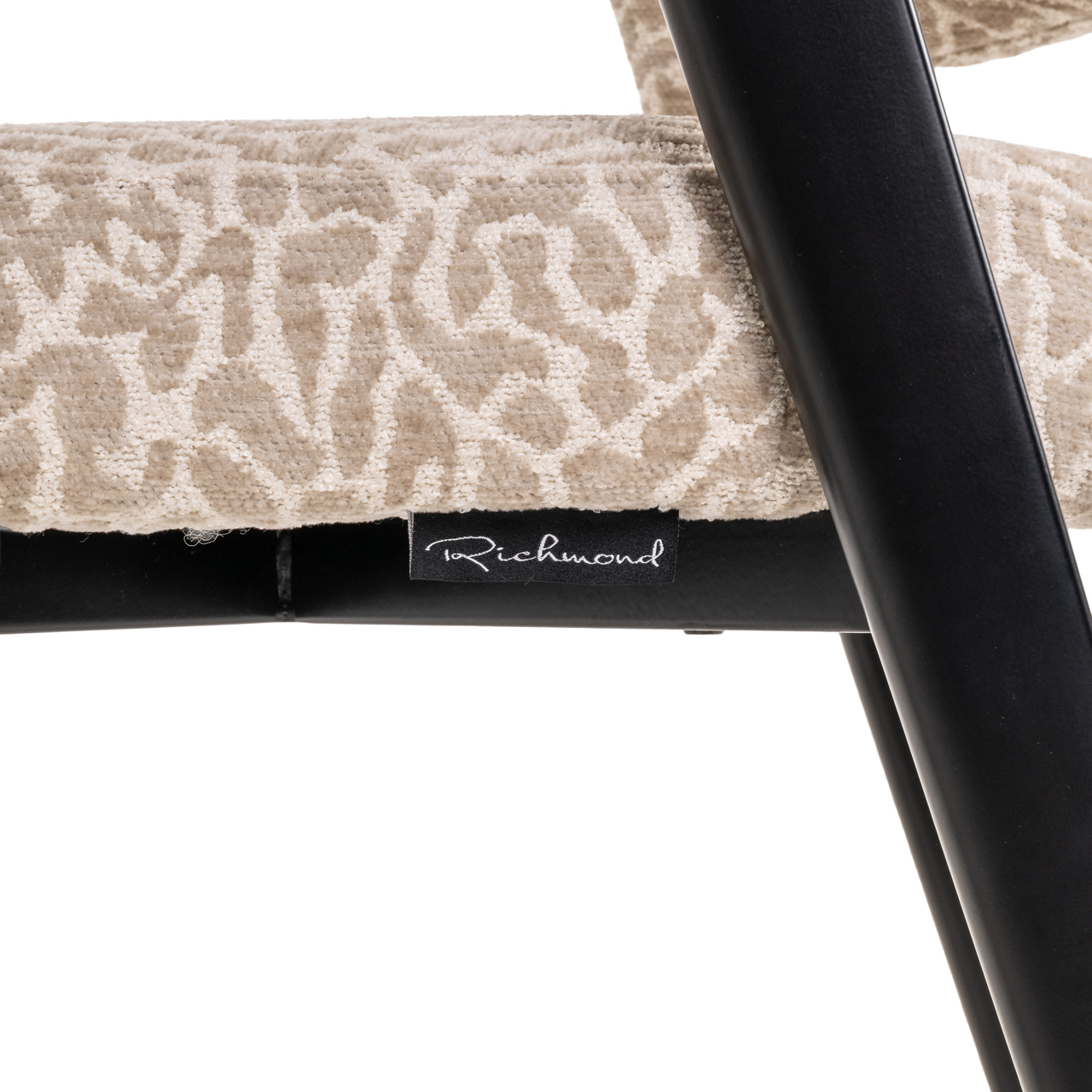 Eetkamerstoel Zeno leopard beige - Afbeelding 6