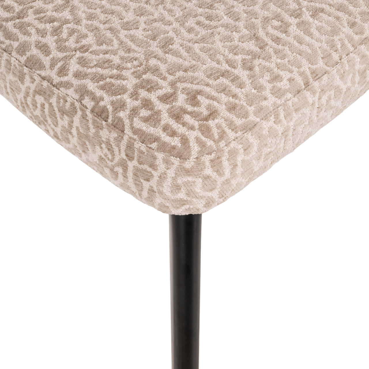 Eetkamerstoel Zeno leopard beige - Afbeelding 8