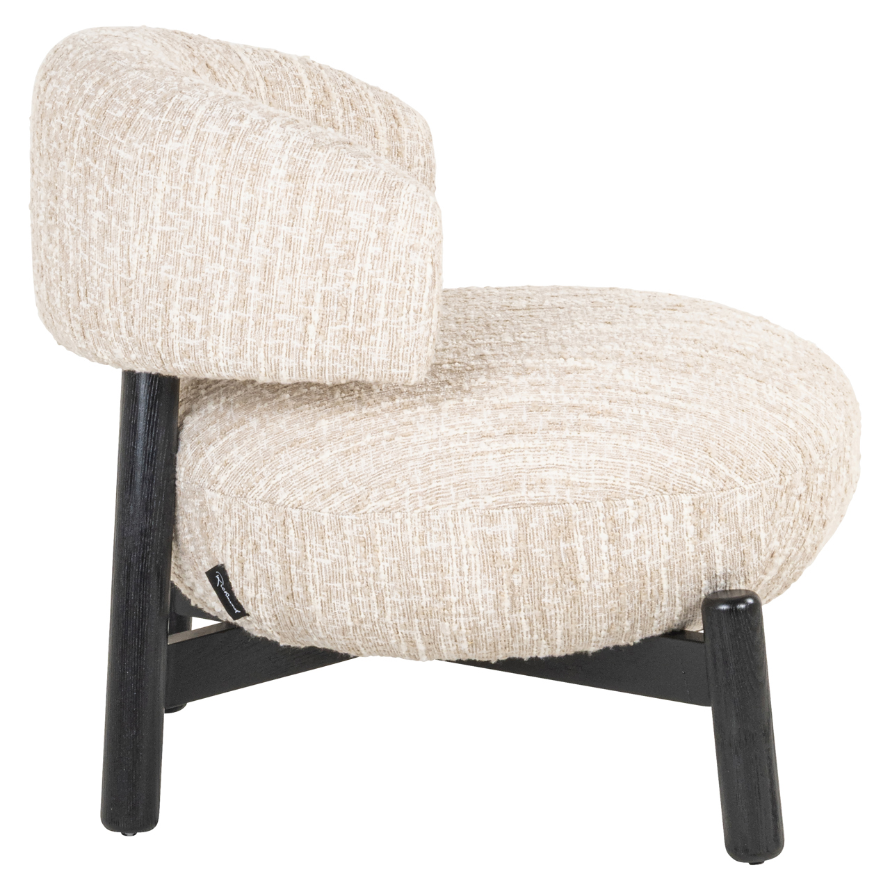 Loungestoel Ornella angora beige - Afbeelding 3