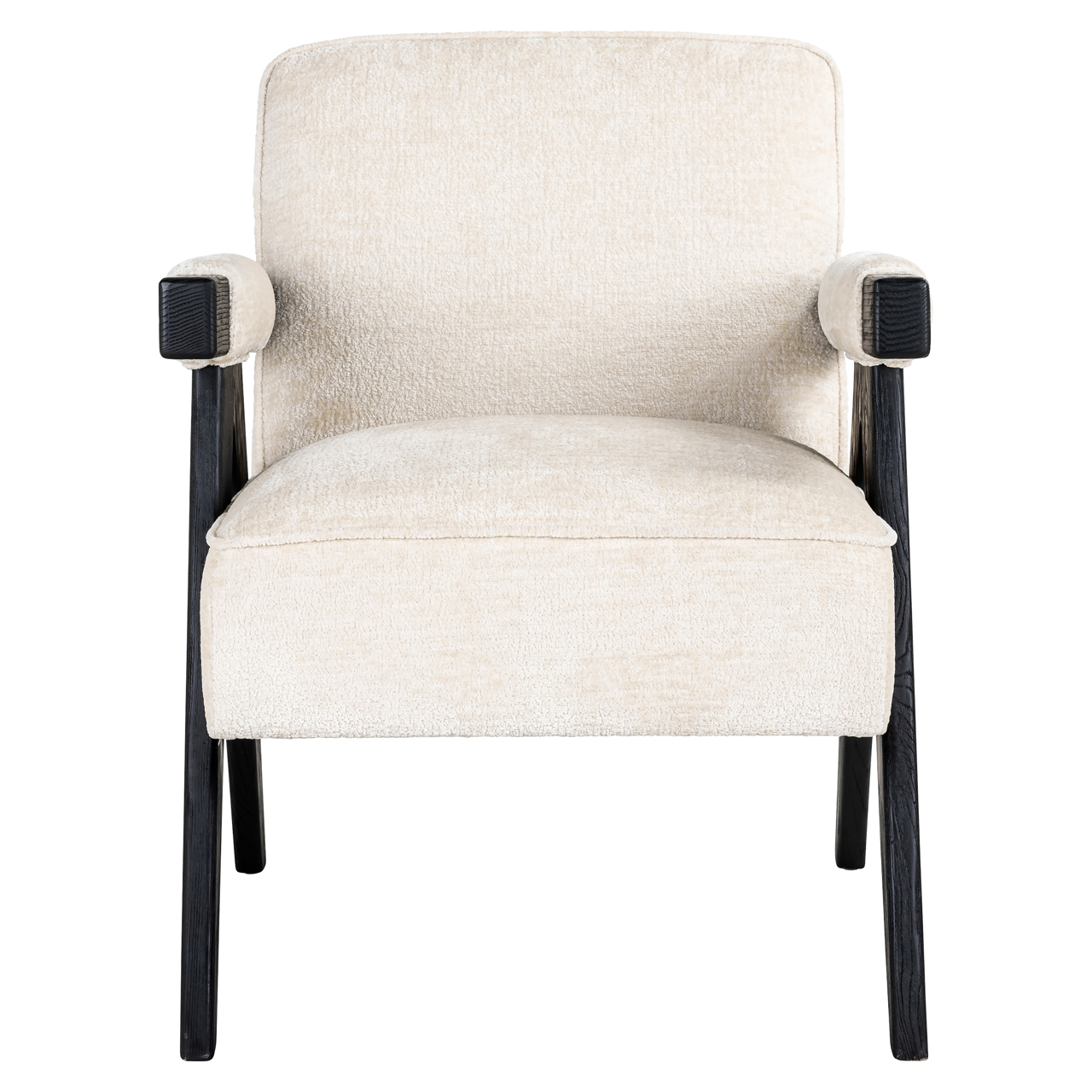 Lounge stoel Cooper white chenille - Afbeelding 4