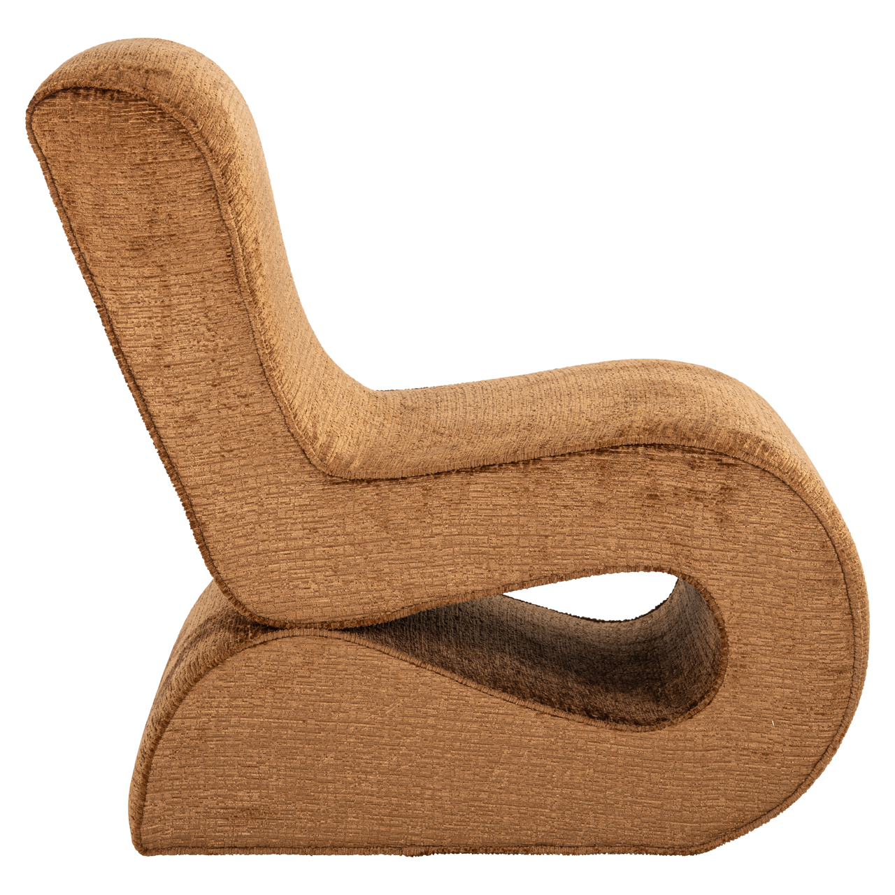 Lounge stoel Frankie cognac fusion - Afbeelding 3