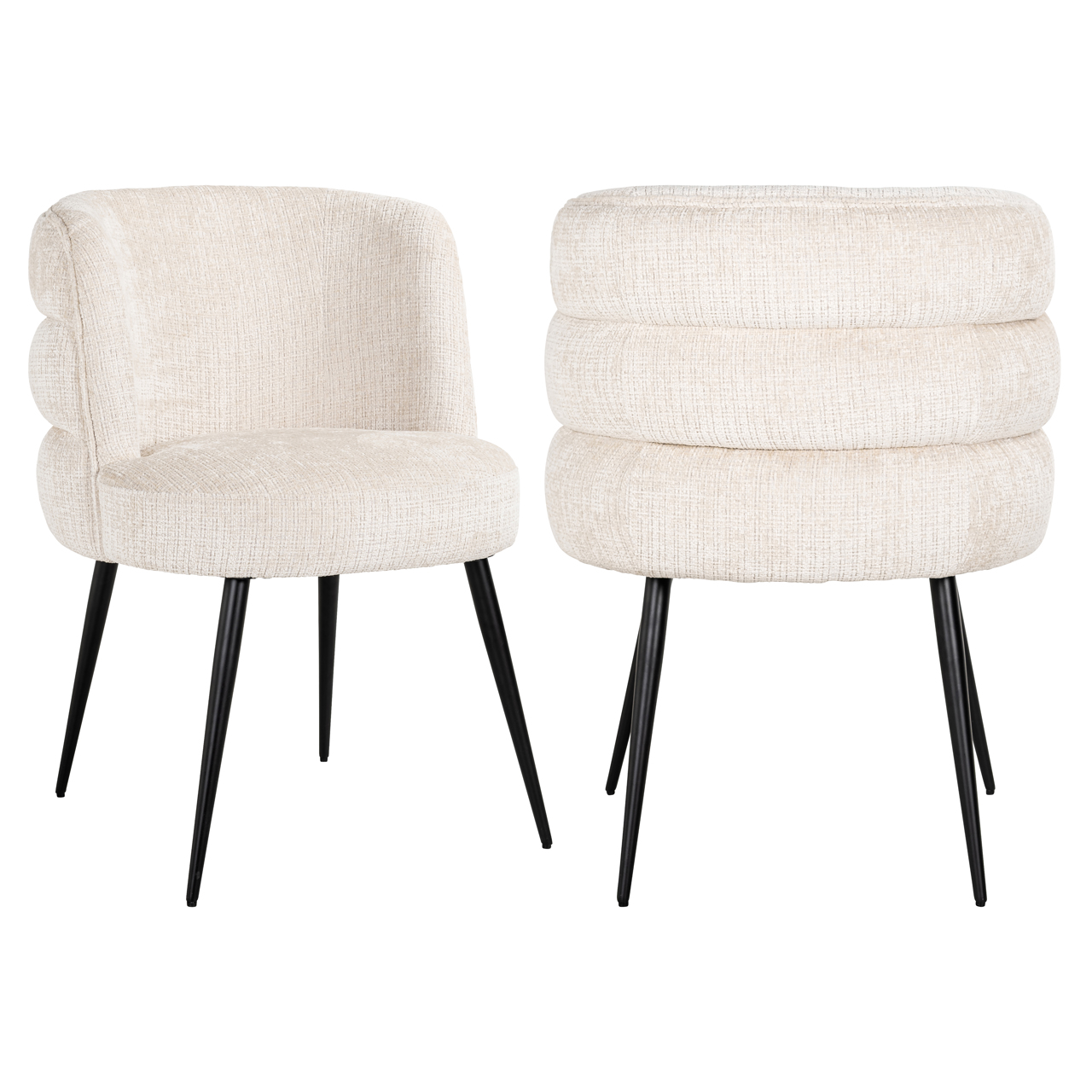 Eetkamerstoel Stella niagara brandvertragend beige