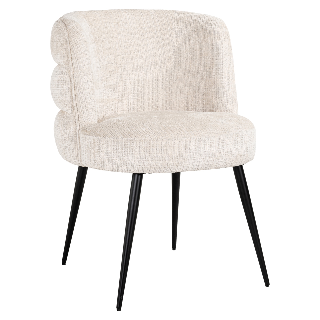 Eetkamerstoel Stella niagara brandvertragend beige - Afbeelding 2