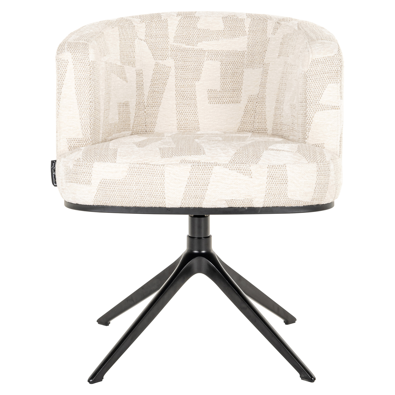 Eetkamerstoel Cheyenne graffic draaibaar beige - Afbeelding 5