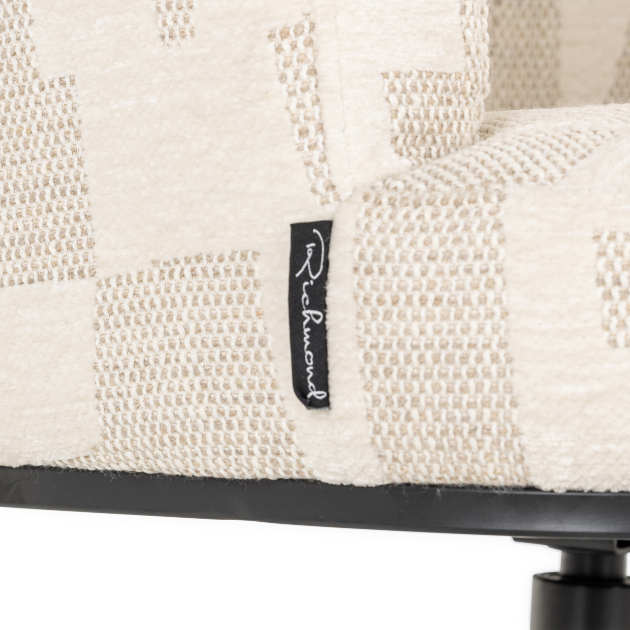 Eetkamerstoel Cheyenne graffic draaibaar beige - Afbeelding 6