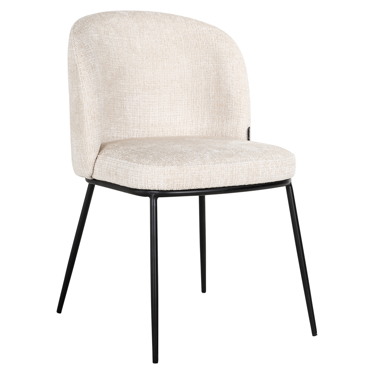 Eetkamerstoel Elvi niagara beige fire retardant (Set of 2) - Afbeelding 2