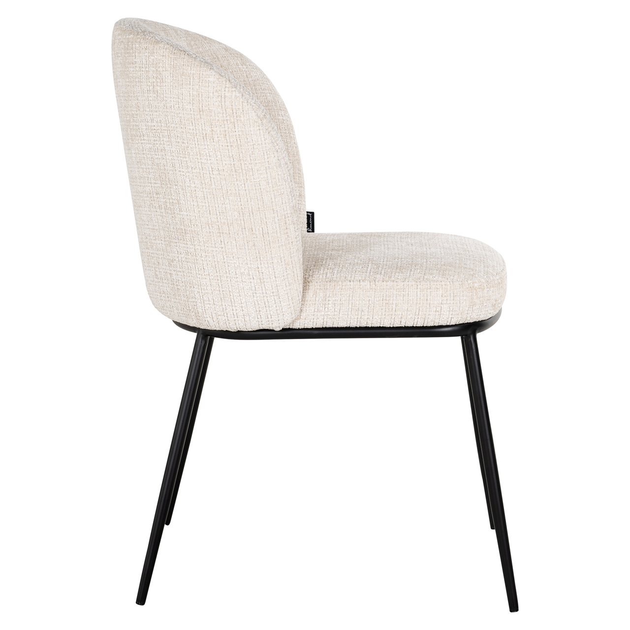 Eetkamerstoel Elvi niagara beige fire retardant (Set of 2) - Afbeelding 3