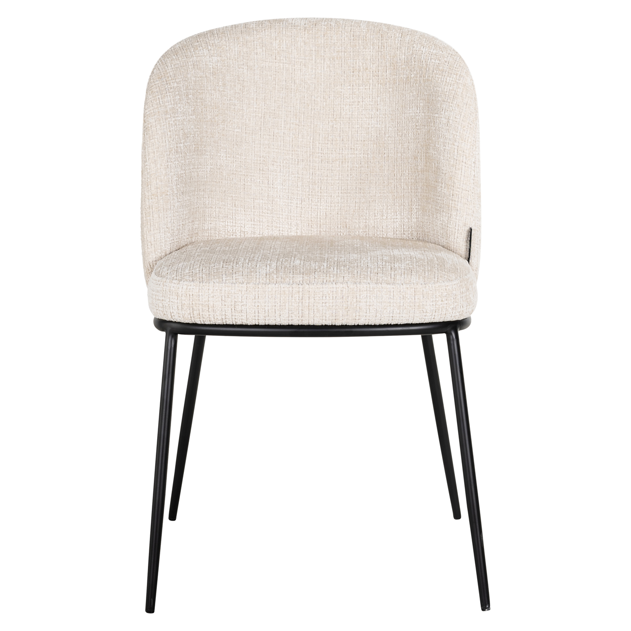 Eetkamerstoel Elvi niagara beige fire retardant (Set of 2) - Afbeelding 5