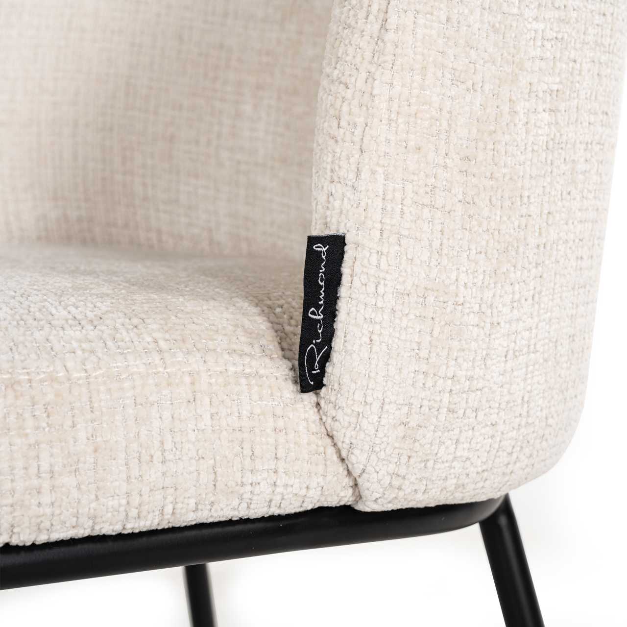 Eetkamerstoel Elvi niagara beige fire retardant (Set of 2) - Afbeelding 6