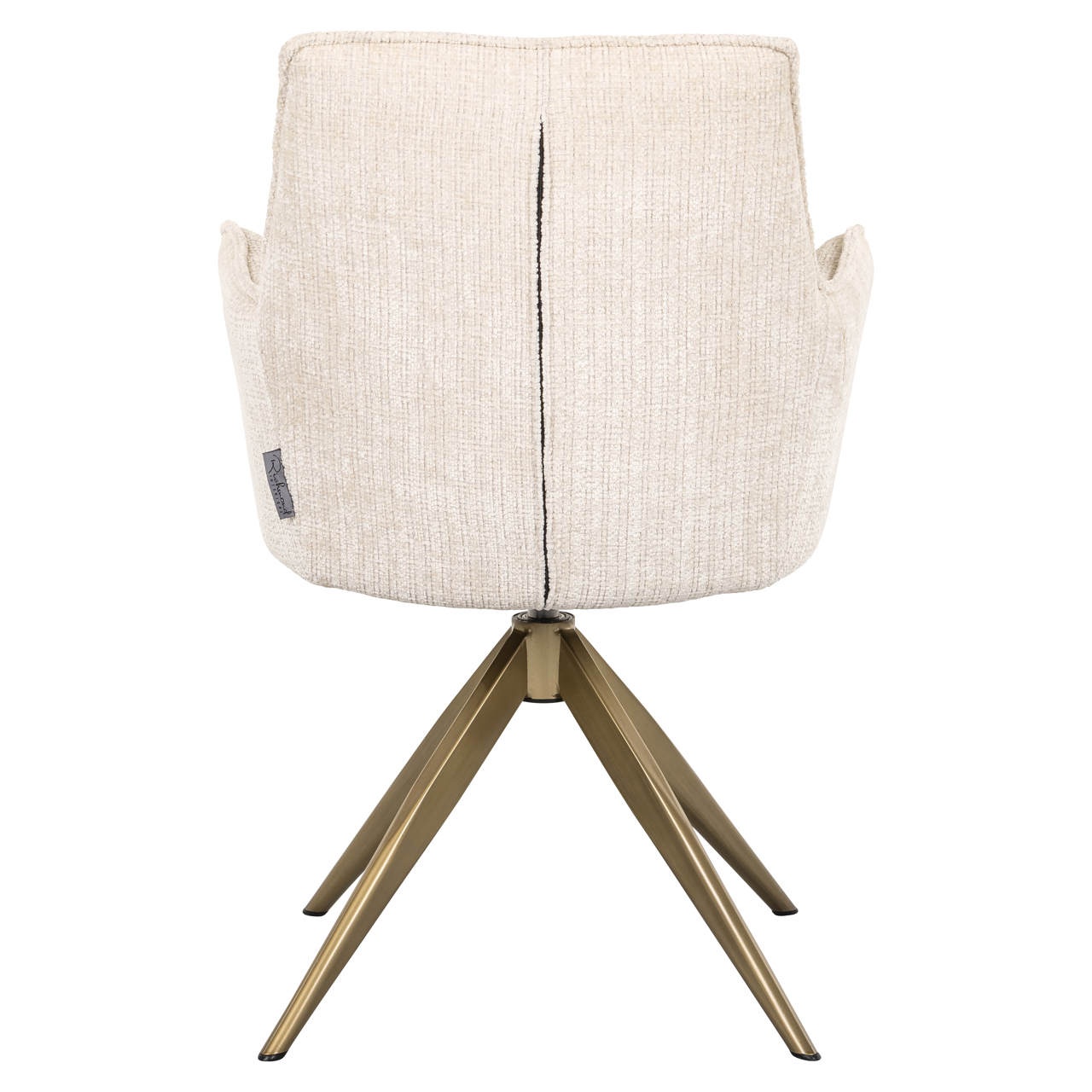 Eetkamerstoel Dakota niagara with arm draaibaar beige - Afbeelding 3