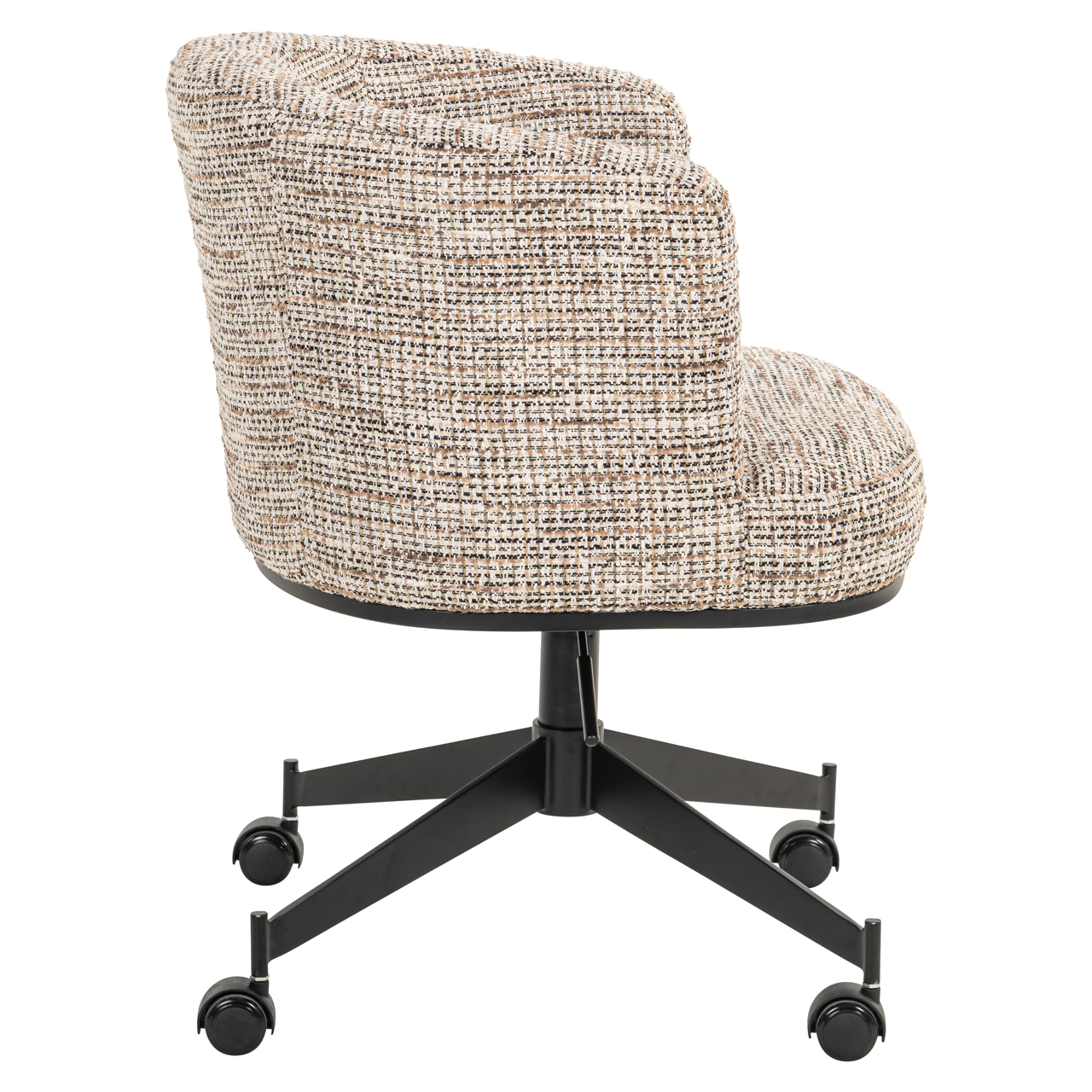 Eetkamerstoel Rochenne trendy on wheels draaibaar naturel - Afbeelding 11