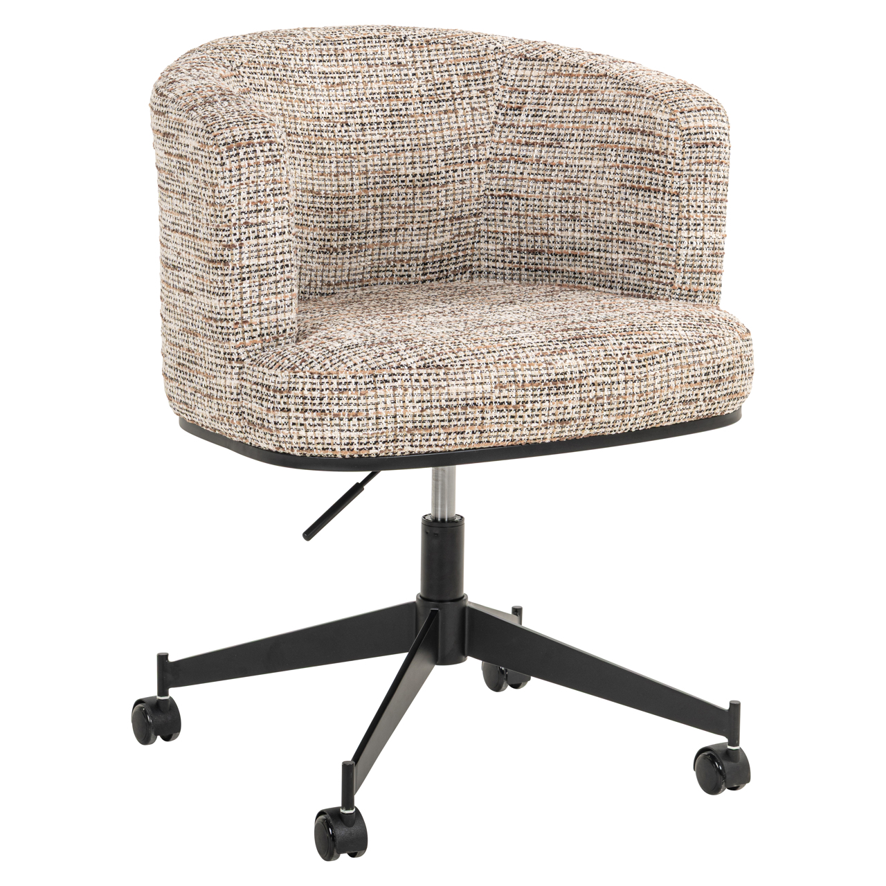 Eetkamerstoel Rochenne trendy on wheels draaibaar naturel - Afbeelding 14