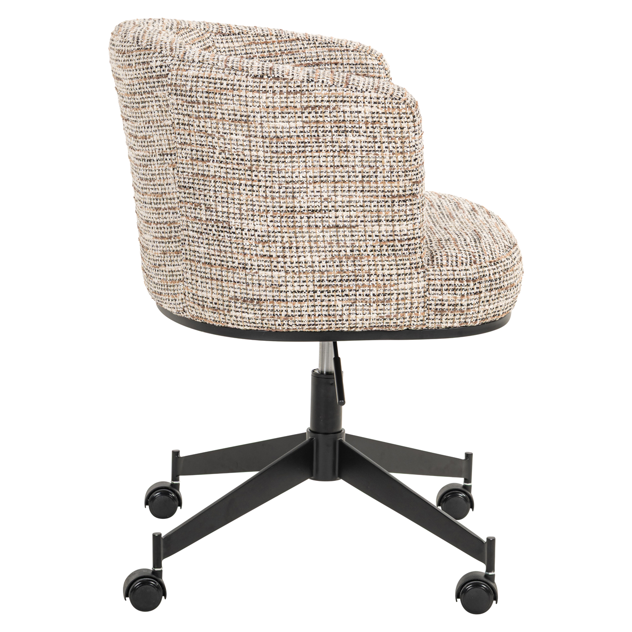 Eetkamerstoel Rochenne trendy on wheels draaibaar naturel - Afbeelding 15