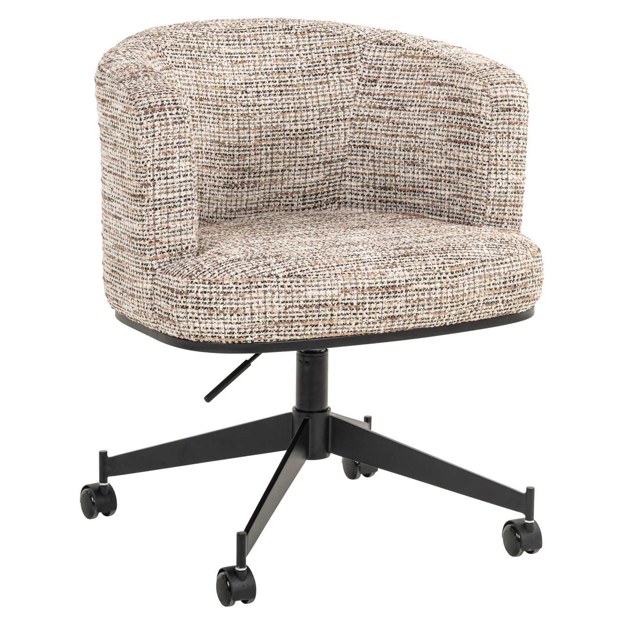 Eetkamerstoel Rochenne trendy on wheels draaibaar naturel - Afbeelding 10