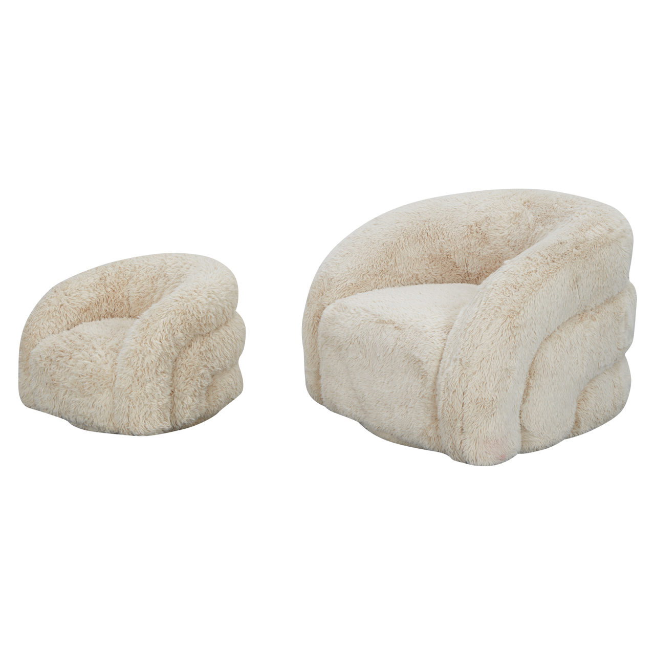 Loungestoel Lenny yakety kids draaibaar zand - Afbeelding 7