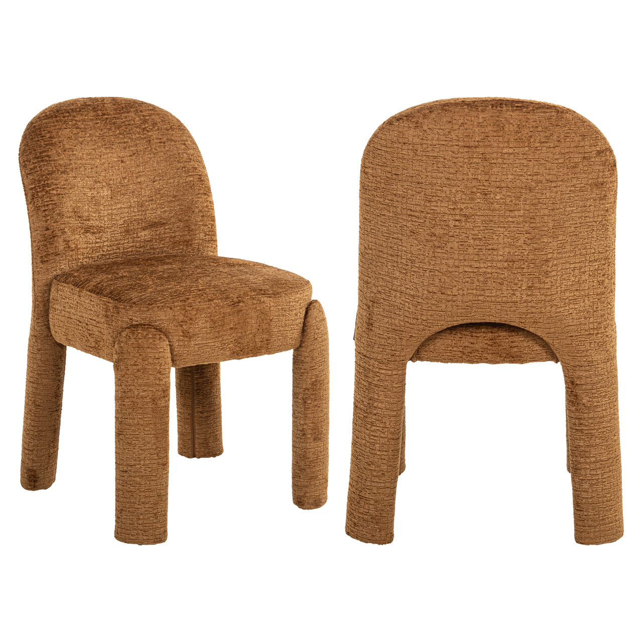 Eetkamerstoel Brandi cognac fusion (Set of 2) - Afbeelding 2