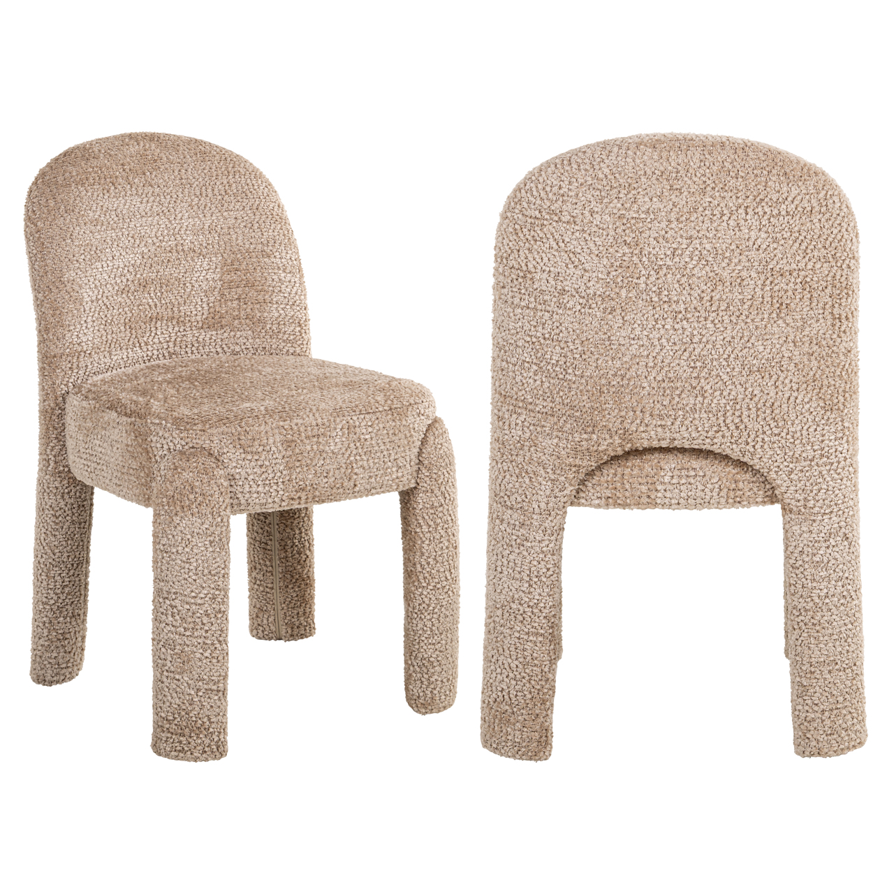 Eetkamerstoel Brandi lovely beige (Set of 2) - Afbeelding 2