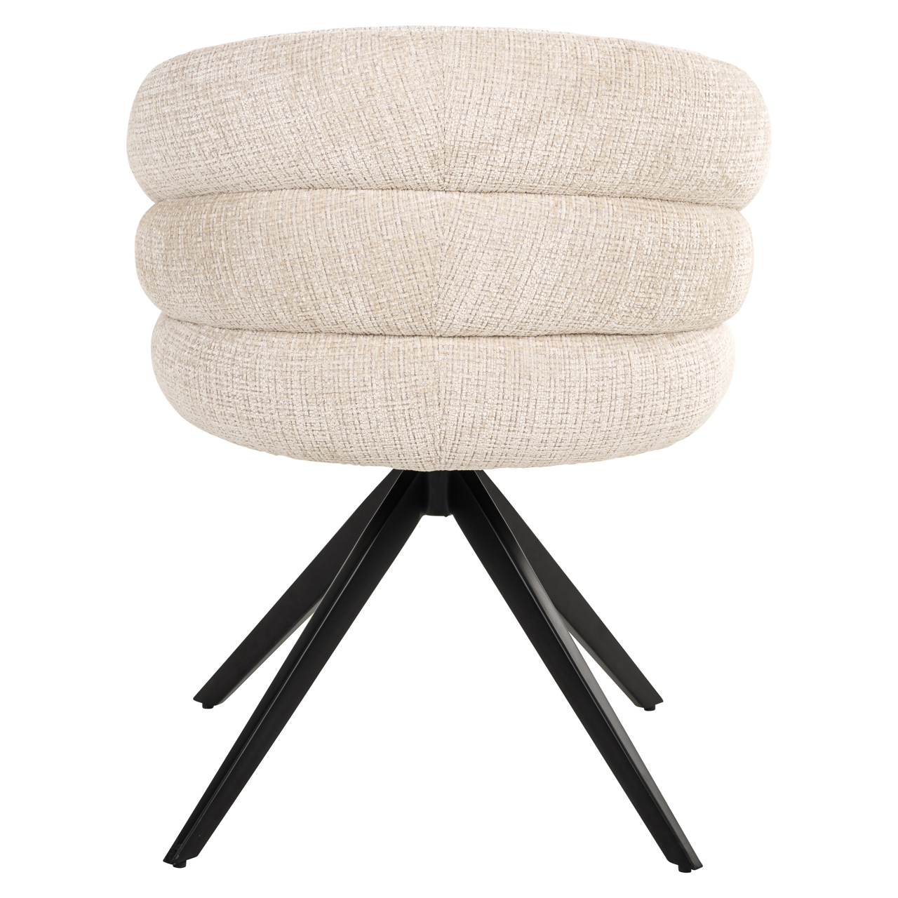 Eetkamerstoel Serenity niagara draaibaar brandvertragend beige - Afbeelding 4
