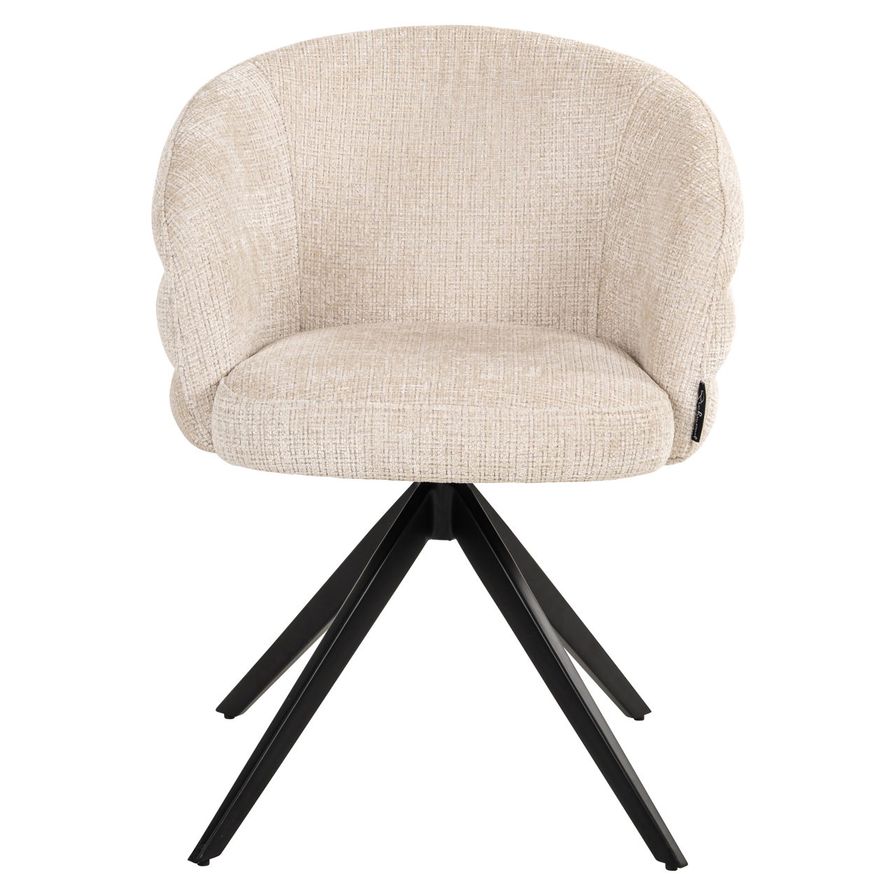 Eetkamerstoel Serenity niagara draaibaar brandvertragend beige - Afbeelding 5